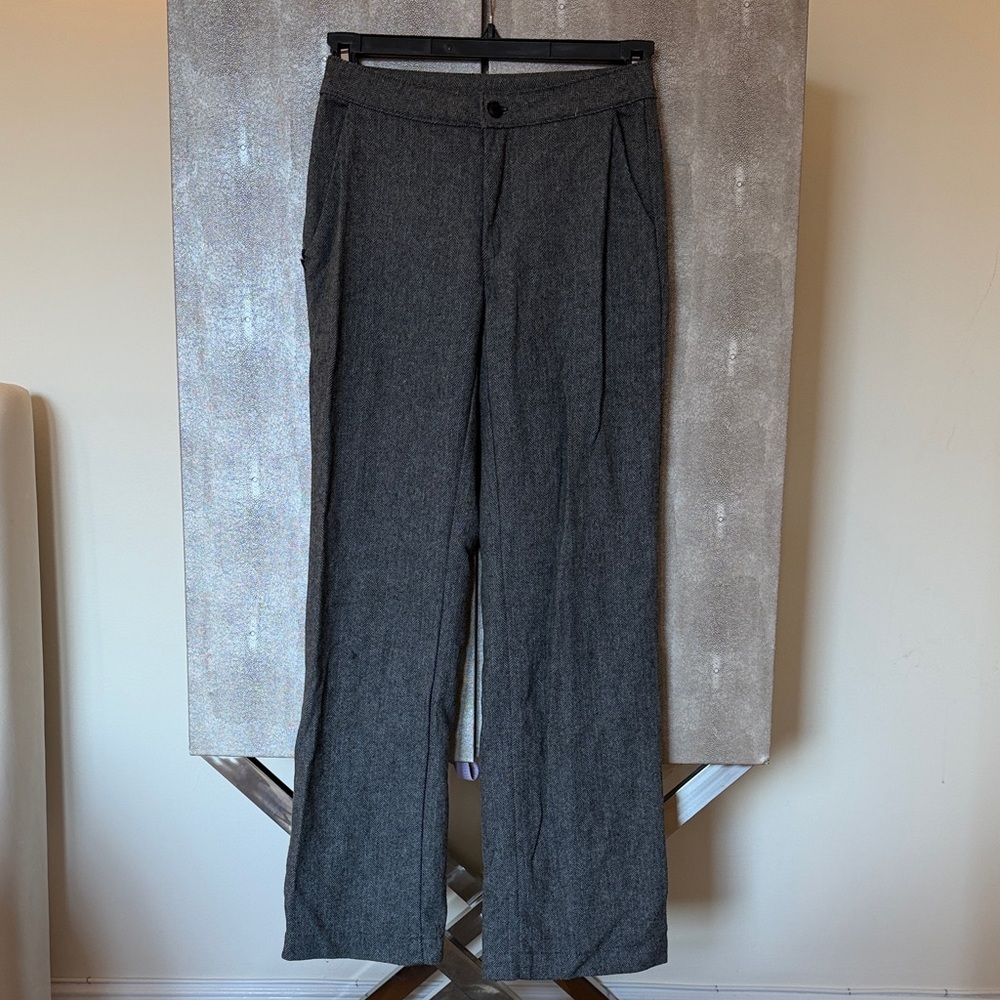 Gray Women's Tailored Wide-Leg Pants Brandy Melville